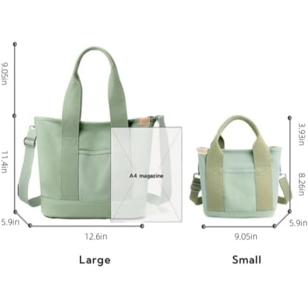 Versatile Small Tote Bag With Adjustable Strap - … - image 4